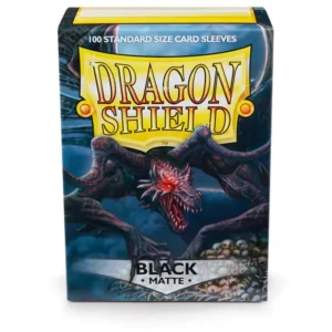Dragon Sleeves Matte - 100 stuks - Zwart 'Rhipodon'